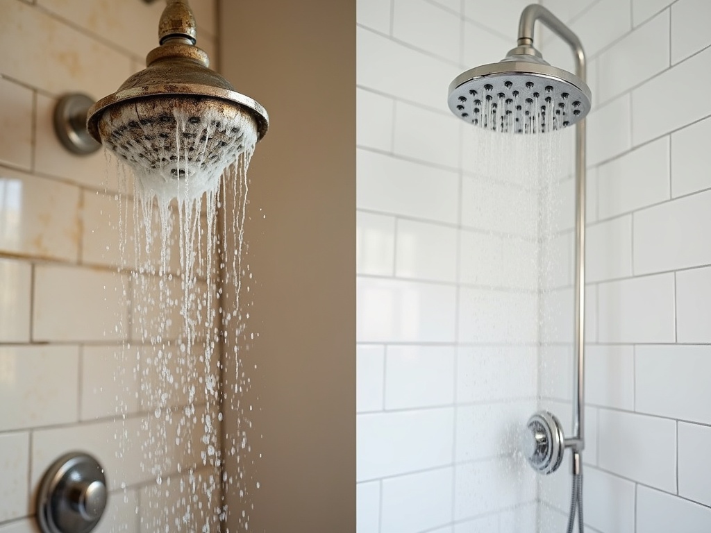Antes e depois: troca de chuveiro